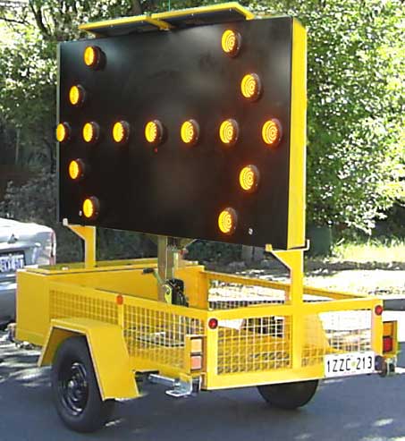 LED Flashing Arrow Signs - Type C